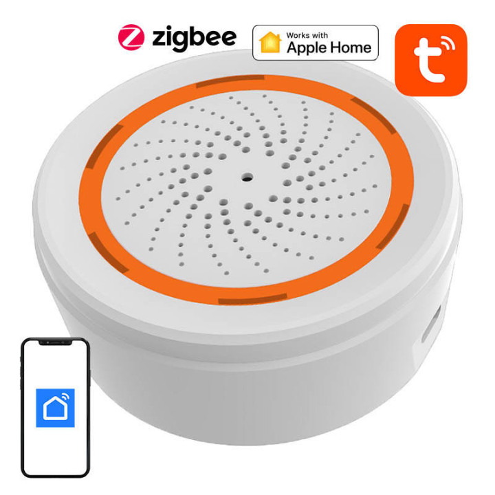 NEO NAS-AB02B Išmanioji signalizacijos sirena, ZigBee TUYA