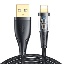 Kaapeli USB-A / Lightning / 2,4 A / 1,2 m Joyroom S-UL012A3 (musta)
