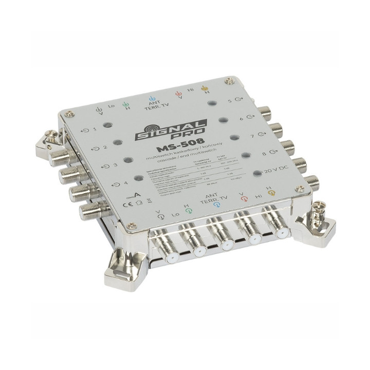 PASLAUGH MULTISWITCH MS-508 5 ĮVESTYS / 8 IŠĖJIMAI SIGNAL PRO