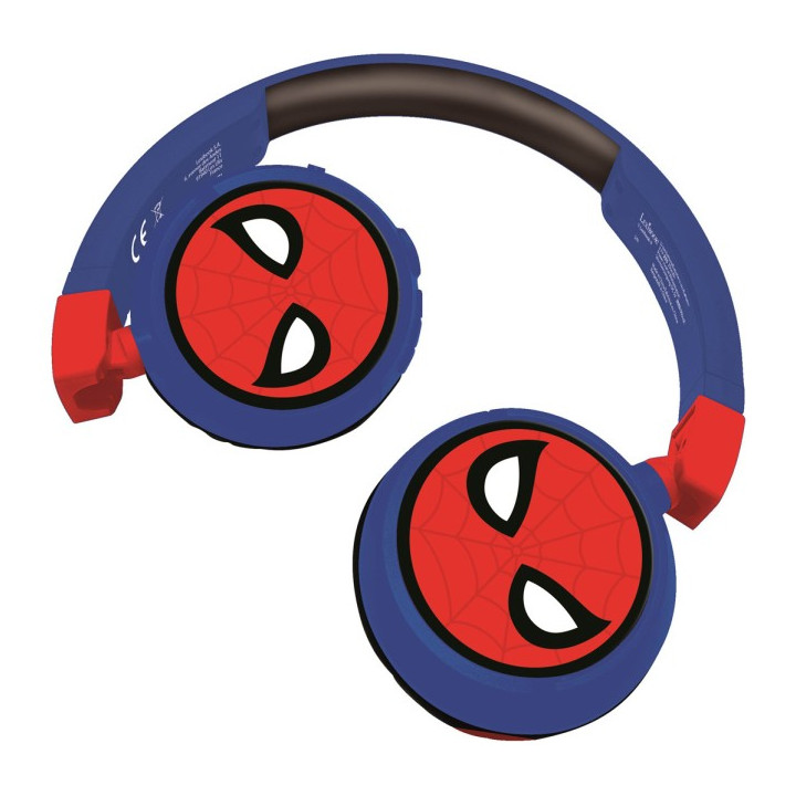 Lexibook Spiderman salokāmas 2in1 Bluetooth austiņas