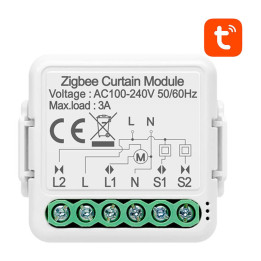 Išmanusis užuolaidų jungiklio modulis ZigBee Avatto N-ZCSM01-1 TUYA