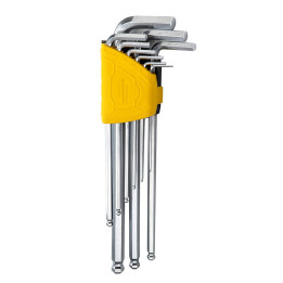 Kuuskantvõtmekomplektid 1,5–10 mm Deli Tools EDL3080 (hõbedane)