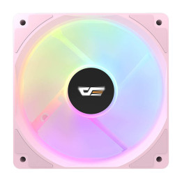 Datora ventilators Darkflash CL12 LED (120x120) (rozā)