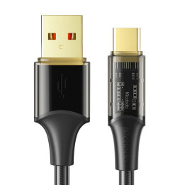 USB-C kabelis Mcdodo CA-2092 6A, 1,8 m (melns)