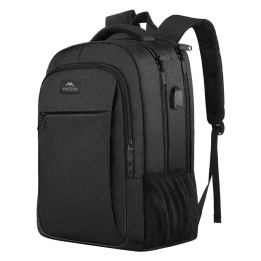 Matein 1007 Black USB 15.6'' nešiojamojo kompiuterio kelioninė kuprinė