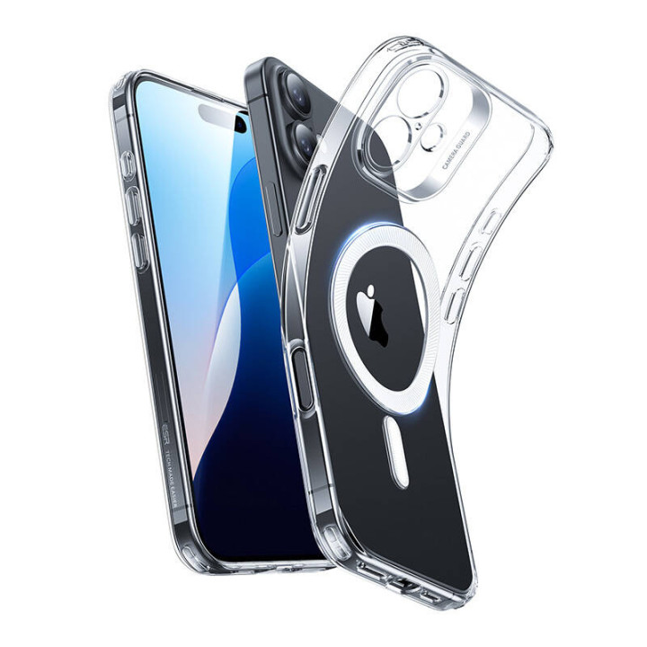 Zero Clear Case (HaloLock) ESR dėklas, skirtas iPhone 16 (skaidrus)