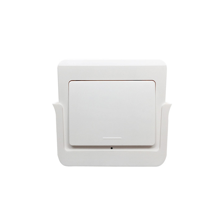SmartWise RFM1 1-gang wireless RF wall switch, removable from holder