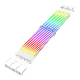 Darkflash LG03 graafikakaardi toitekaabel, ARGB, 8 PIN*3 (valge)