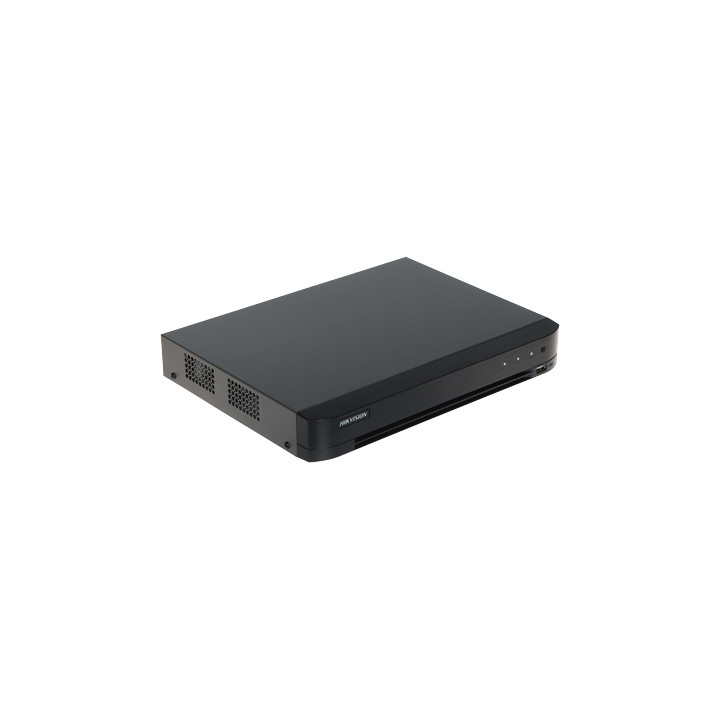 AHD, HD-CVI, HD-TVI, CVBS, IP DVR IDS-7204HUHI-M1/P(C)/4A+4/1ALM 4 KANĀLI AcuSense PoC Hikvision