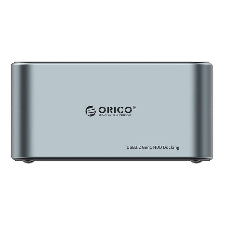 Orico prijungimo stotelė 2,5" / 3,5" HDD / SSD, 5Gbps, USB-C į USB-C/A su klonavimo funkcija (juoda)