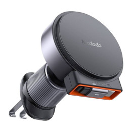 Bezvadu automašīnas lādētājs ar izvelkamu USB-C kabeliMcdodo CH-3000, 15W (melns)