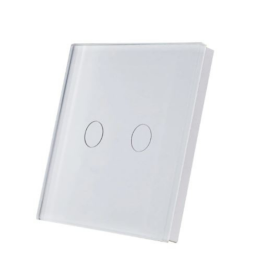 SmartWise TEREM2W Bluetooth (eWeLink-Remote) bezvadu skārienslēdzis, balts, 2 pogas