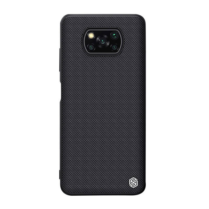 Чехол Nillkin Текстурированный для Xiaomi POCO X3 NFC/X3 Pro (черный)
