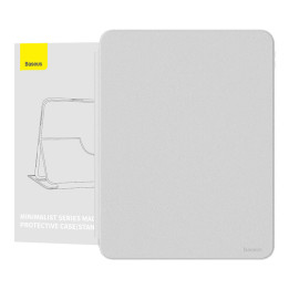 Baseus Minimalist Series IPad PRO 12.9 Magnētiskais aizsargvāciņš (gaiši pelēks)