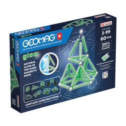 Hehkuvat kierrätetyt magneettilohkot 60 kpl GEOMAG GEO-338