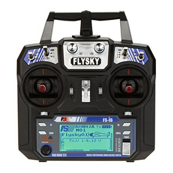 FlySky lähetin FS-i6 (M2) + vastaanotin iA6B, 6 kanavaa AFHDS 2A