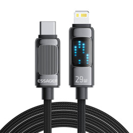 Kabelis USB Essager EXCTL-LG0A-P USB-C do lightning 29W 1m