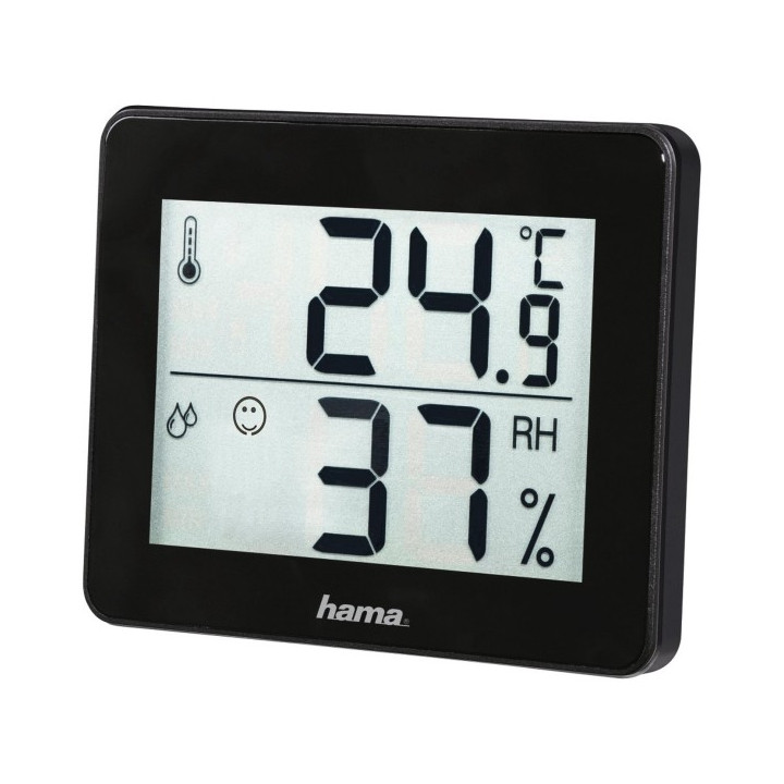 Hama termometras/higrometras TH-130 juodas
