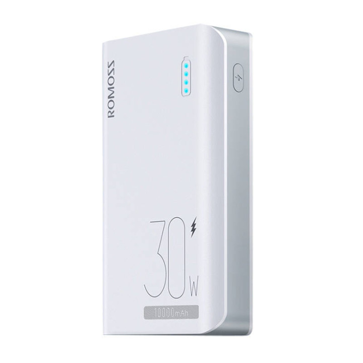 Powerbank Romoss Sense 4S Pro 10000mAh, 30W (balts)