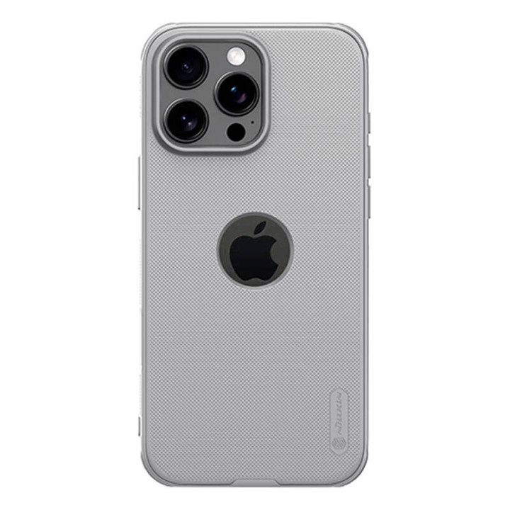 Nillkin Super Frosted Shield Pro iPhone 16 Pro Max -kotelo (harmaa)