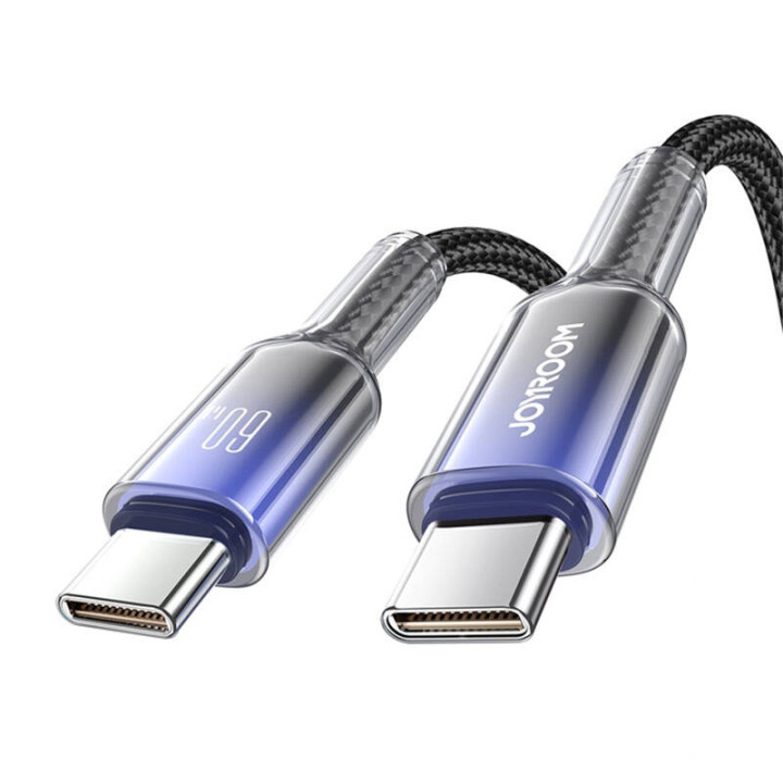 Joyroom S-A42 60W USB-C laidas 1,2m juodas