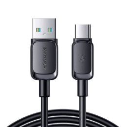 Kabelis S-AC027A14 USB į USB C / 3A/ 1,2 m (juodas)