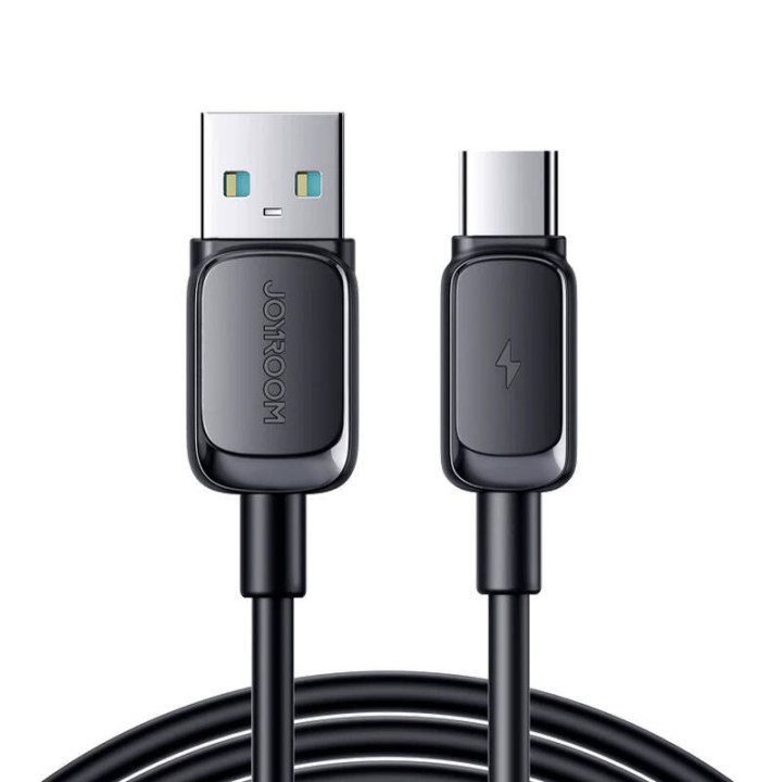 Kabelis S-AC027A14 USB uz USB C / 3A/ 1,2 m (melns)