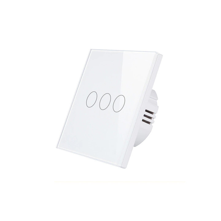 SmartWise Z3-LS 3-rühmaline Zigbee nutikas seina puutelüliti (ühe vooluga juhtmega)