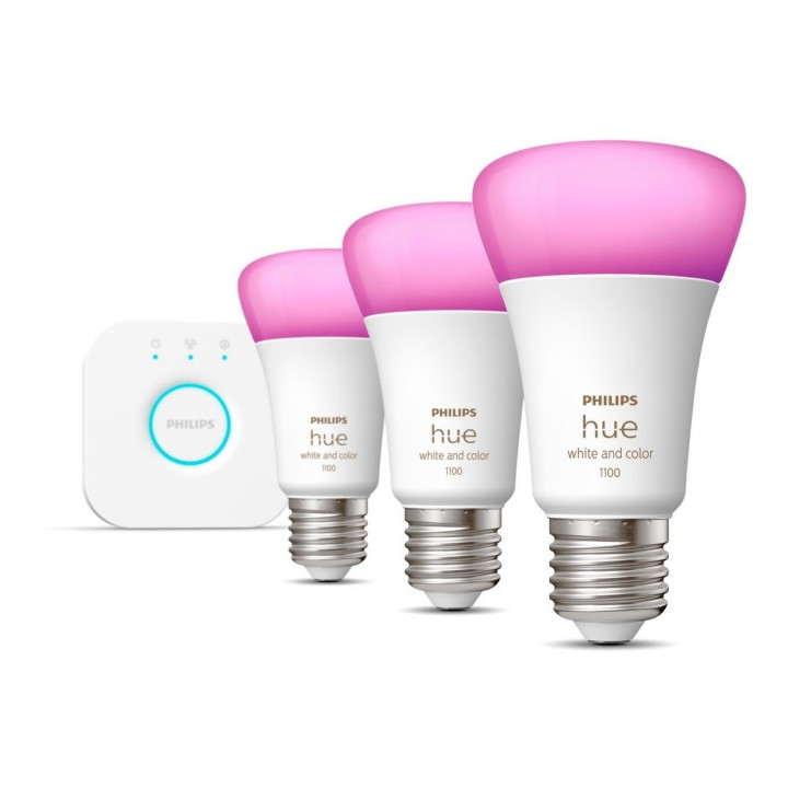 Philips Hue tiltas + 3x E27 9W RGBW