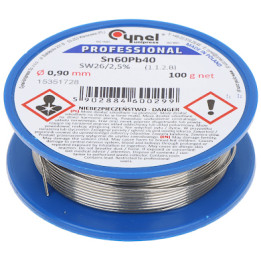 Проволока для припоя Pre-0,90/100 Unipress Cynel