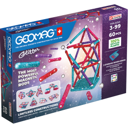 Glitter Recycled 60-gabals GEOMAG GEO-536