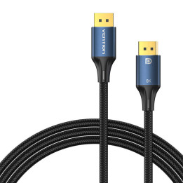 DisplayPort 1.4 Cable Vention HCELJ 5m, 8K 60Hz / 4K 120Hz (mėlyna)