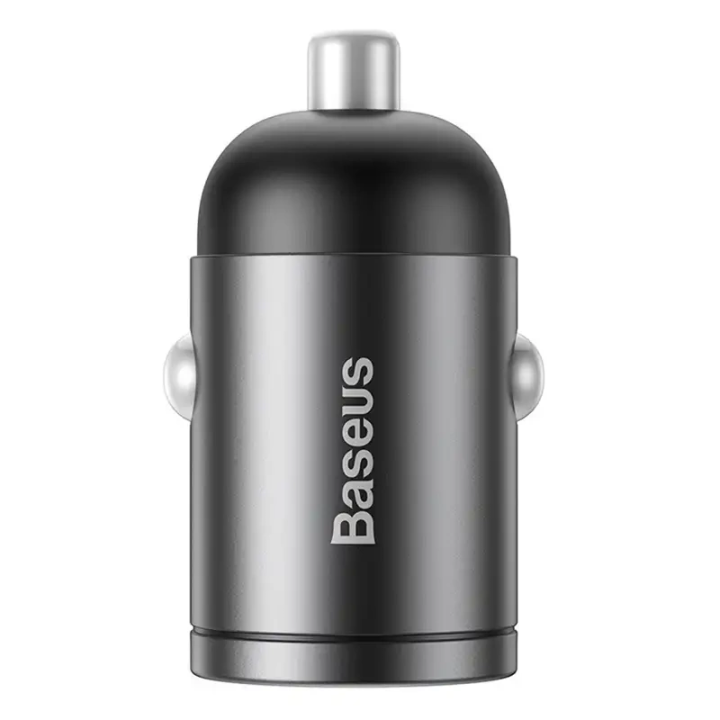 Baseus Tiny Star USB-C mini car charger, QC 4.0+, PD, 30W (gray)