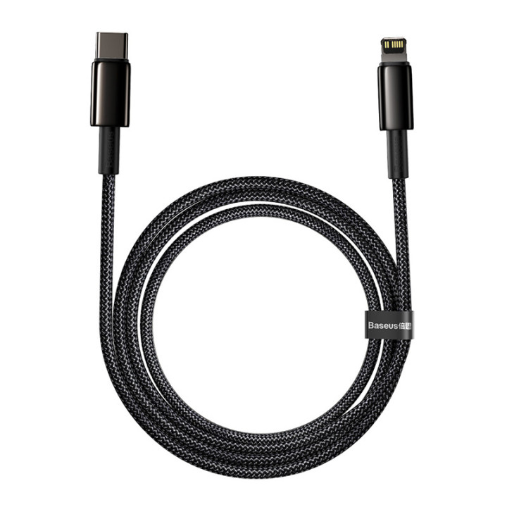 Baseus Tungsten Gold Cable Type-C - iP PD 20W 2m (musta)