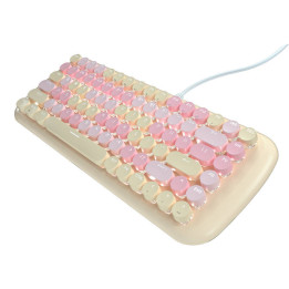 MOFII Candy M vadu mehāniskā tastatūra (krēmkrāsa)