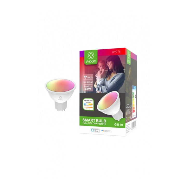 WOOX R9076 Smart WiFi LED RGB CCT 5W GU10_