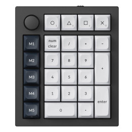 Keychron Q0 Max RGB bezvadu ciparu tastatūra, sarkans slēdzis (melns) [Q0M-M1].