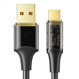 USB į USB-C laidas, Mcdodo CA-2090, 6A, 1,2 m (juodas)