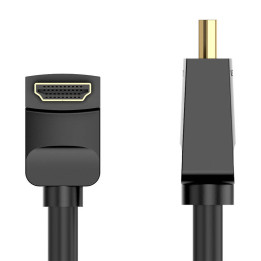Kaabel HDMI 2.0 Vention AARBH 2m, nurga all 90°, 4K 60Hz (must)