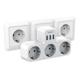 Tessan sienas kontaktligzda TS-323 GRA