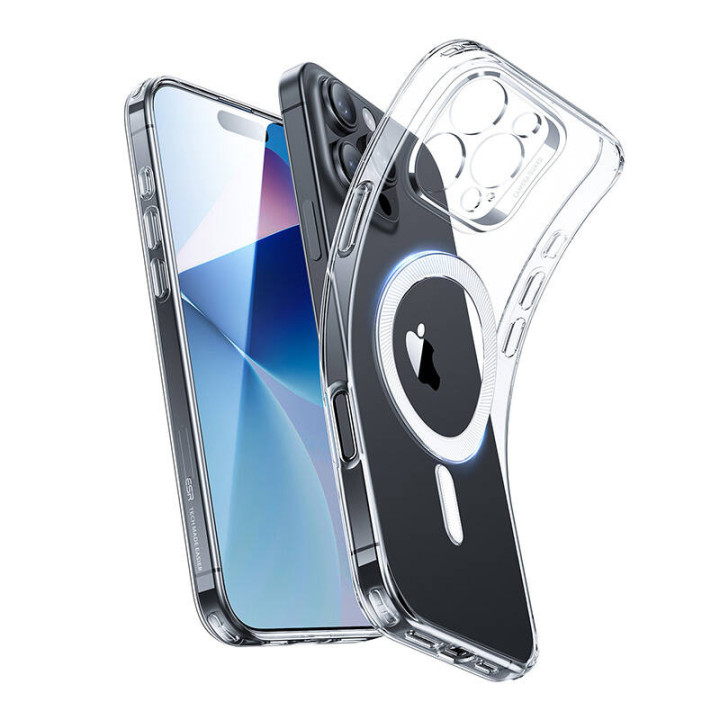 ESR Zero Clear (HaloLock) -kotelo iPhone 16 Pro Maxille (läpinäkyvä)