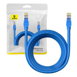 Apaļš kabelis Baseus Ethernet RJ45, Cat.6, 5m (zils)