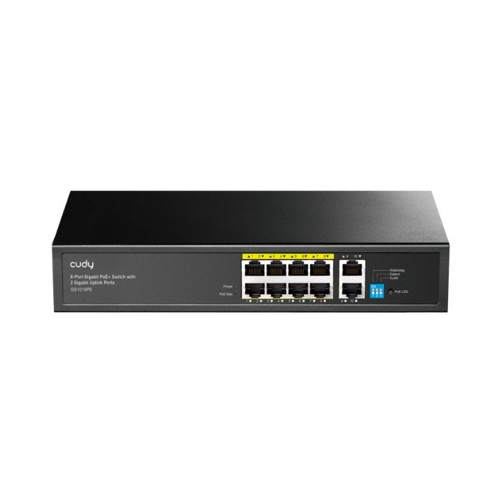 Cudy GS1010PE 8-porttinen PoE+ -kytkin 120W