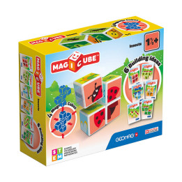 Magicube Printed Insects magnetklotsid + kaardid 7 tk GEOMAG GEO-121