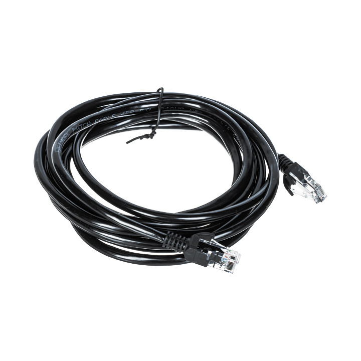 PATCHCORD RJ45/3.0-BLACK 3.0 m