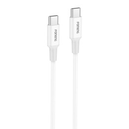 Foneng X106 60 W USB-C į USB-C laidas, 1,2 m (baltas)