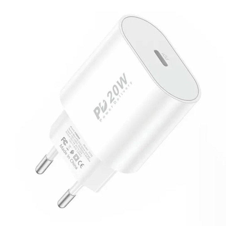 Greitas įkroviklis Foneng 1x USB PD 3.0 EU39 20W