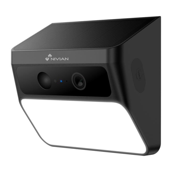 NIVIAN RETAIL NVS-IPC-SOLARLIGHT 2MP PTZ IP-kaamera koos Wi-Fi, PoE, ONVIF, IR Night Vision, microSD pesaga