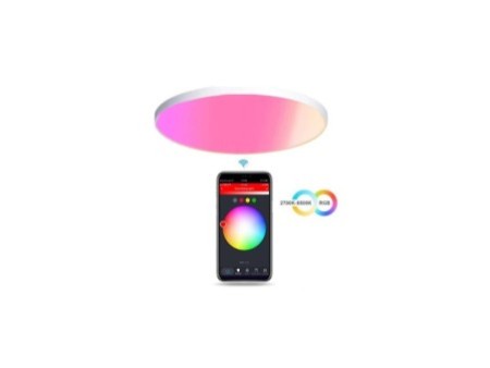 Smart SliM LED griestu lampa 24W RGB+CCT WiFi TUYA