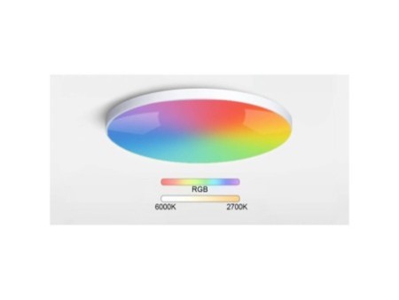 Smart SliM LED griestu lampa 24W RGB+CCT WiFi TUYA